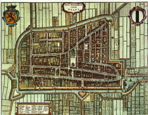 Delft in 1652 (Blaeu)