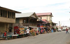 The town of Bocas del Toro.