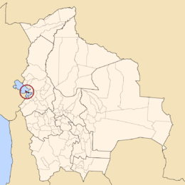 Provincia di Manco Kapac – Localizzazione