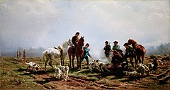 Shromáždění na lovu (1856)