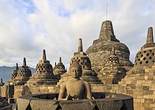 The 9th century Borobudur Buddhist stupa in Central Java Borobudur-Temple-Park Indonesia Stupas-of-Borobudur-04.jpg