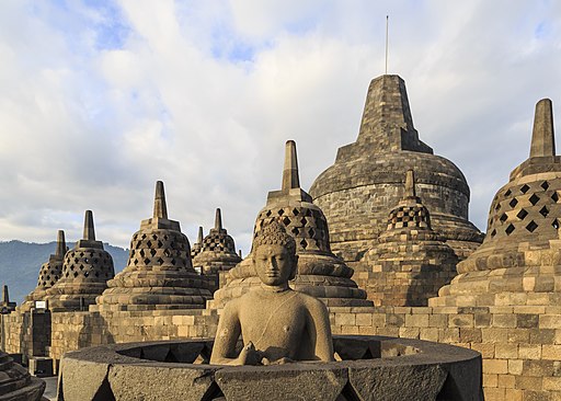 Borobudur-Temple-Park Indonesia Stupas-of-Borobudur (UNESCO-Welterbe in Indonesien)