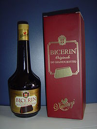 Bottoglia di bicerin, tipico prodotto torinese
