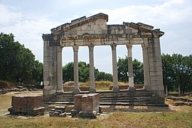 Le Bouleutérion (salle de conseil) d'Apollonia d'Illyrie.