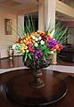 Bouquet in the wooden carved vase.jpg