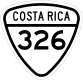 National Tertiary Route 326 shield))