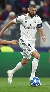 A men's association football player (Karim Benzema)