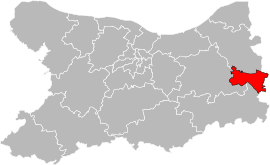 Situation of the canton of Lisieux in the department of Calvados
