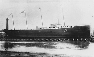 SS <i>Cayuga</i> American freighter, in service 1889–1895