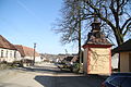 Čeština: Centrum Horních Heřmanic, okr. Třebíč. English: Center of Horní Heřmanice in 2015, Třebíč District.