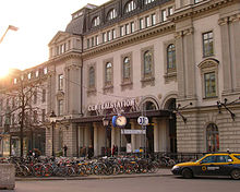 Bicycles outside the station Centralstation Stockholm.jpg