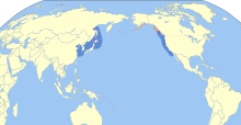 Cerorhinca monocerata map.svg