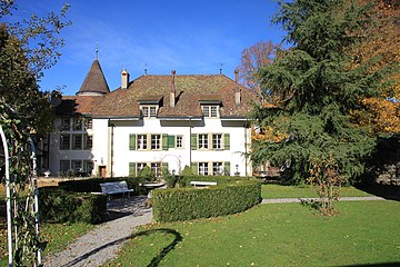 Château Grande Riedera: französischer Garten