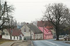 Droga w miejscowości Chełst