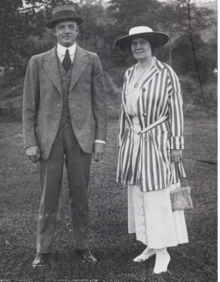 Mathewson and his wife Jane, c. 1916