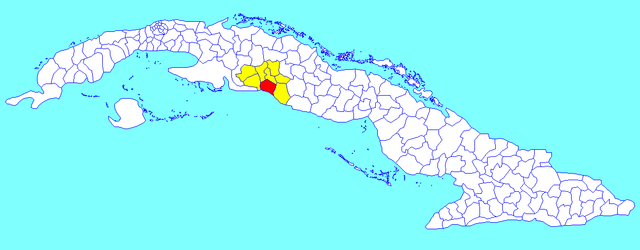 Poziția localității Cienfuegos