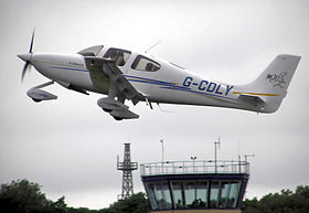 A Cirrus SR20 cikk szemléltető képe