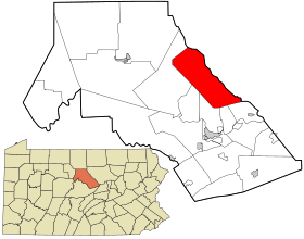 Placering af Gallagher Township