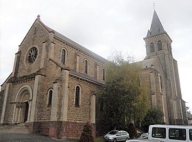 Anschauliches Bild der Stiftskirche Notre-Dame-de-l'Assomption de Nesle