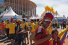 Colombia and Ivory Coast match at the FIFA World Cup 2014-06-19 (5).jpg