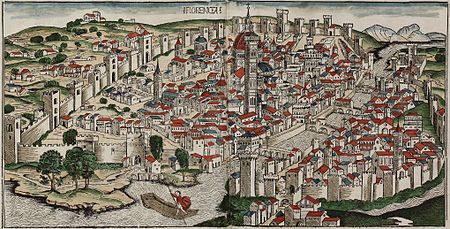 Coloured woodcut town view of Florence Colored woodcut town view of Florence.jpg