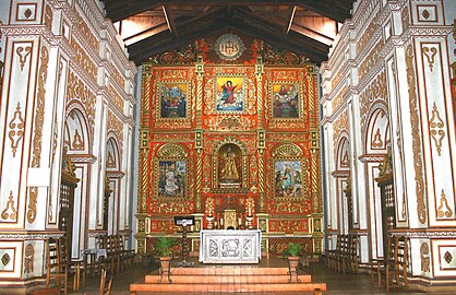 Pala d'altare maggiore della chiesa di Concepción (Santa Cruz)