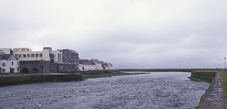 Polski: Galway - ujście rzeki Corrib English: The mouth of the river Corrib, Galway