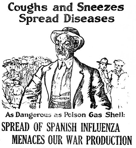 Coughs and sneezes spread diseases