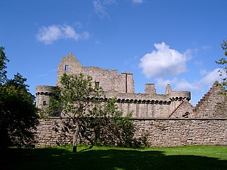 Craigmillar Castle castle in City of Edinburgh, Scotland, UK