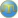 Crimean Tatar tamga icon (blue and gold).svg