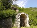 Tunnels of Claudio as seen from their external park