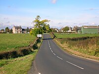 Cunninghamhead and the crossroads from the old smithy on the Kilmaurs road. 2007. Cunninghamhead2007.JPG