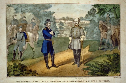 The surrender of Gen. Joe Johnston - Currier & Ives lithograph