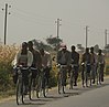 Fahrradfahrer in Äthiopien