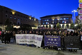 Día Internacional de la Mujer 2018, manifestación en Teruel, 01.jpg