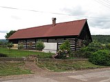 Čeština: Roubenka v Dřevěnicích. Okres Jičín, Česká republika. English: Log cabin in Dřevěnice village, Jičín District, Czech Republic.