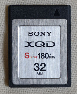 XQD card Memory card format