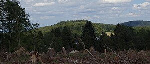 Judenkopf over Seelenberg, seen from Windhain