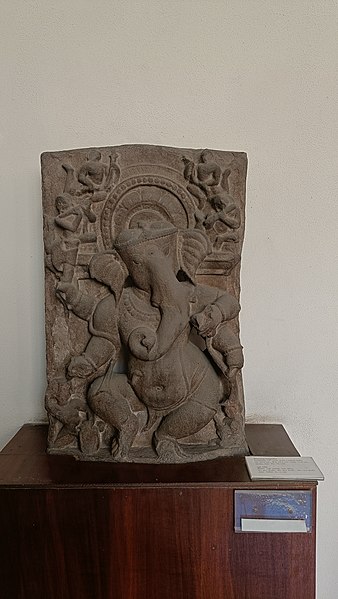 File:Dancing Ganesha, Stone statue from 10th Century A.D., Central India.jpg