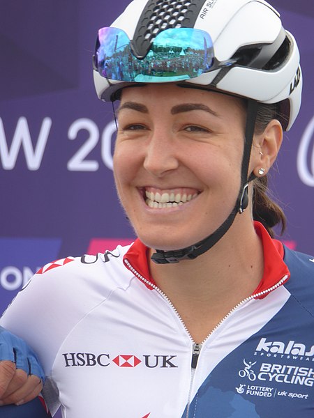 Rowe at the 2018 European Road Cycling Championships.