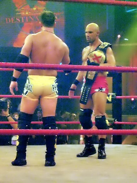 Styles teamed and feuded with Christopher Daniels throughout 2005