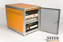 The Datasaab D16 computer was an OEM product based on the Alpha LSI-2. This specimen was used for a subscriber database for the Swedish periodical "Byggnadstidningen" 1975-1986. The operator panel is identical to the console of the LSI. This machine is in the collections of the Swedish National Museum of Science and Technology. Datasaab D16 computer.jpg