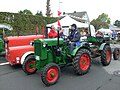 Deutz 2 Trecker Oldtimer Wasergekühlt fotografiert beim Monschau Wirtschaftstag 2011