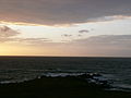 Pointe de Jardeheu, coucher de soleil}}