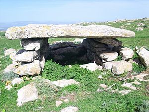 Dolmen du Djebel Gorra. Thibar14. Tunisie.JPG