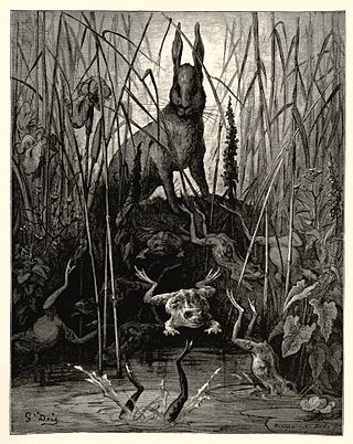 <span class="mw-page-title-main">The Frightened Hares</span> Aesops fable