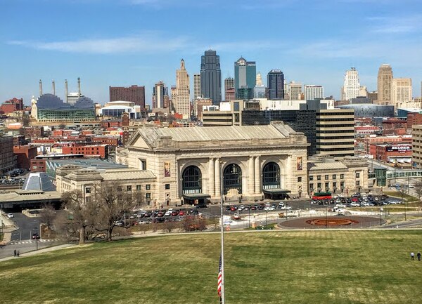 The downtown Kansas City skyline