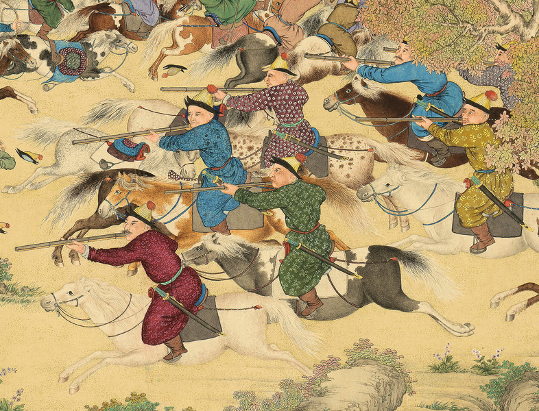 File:Dzungar cavalry of Amursana, in the Battle of Khorgos against Qing China (1758).png