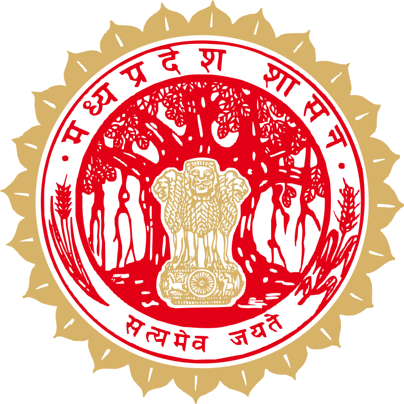 800px Emblem of Madhya Pradesh.svg