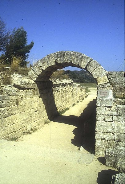 File:Entrance for Athletes Into Stadium-Olympia.jpg